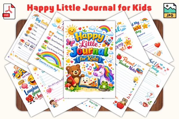 Happy Little Journal Preview 1