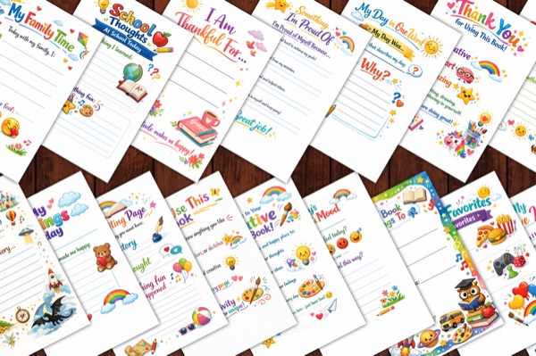 Kids Creative Log Book Preview 3