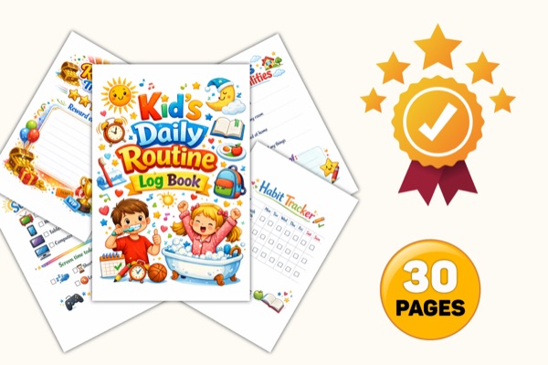 Kids Daily Routine Log Preview 2