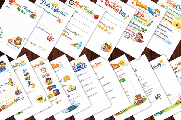 Kids Daily Routine Log Preview 3