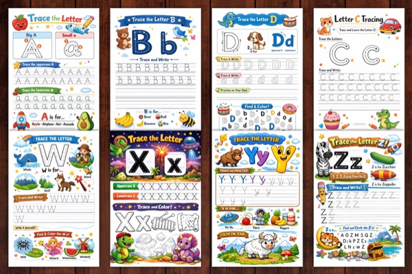 Kids Learning Worksheets Preview 3