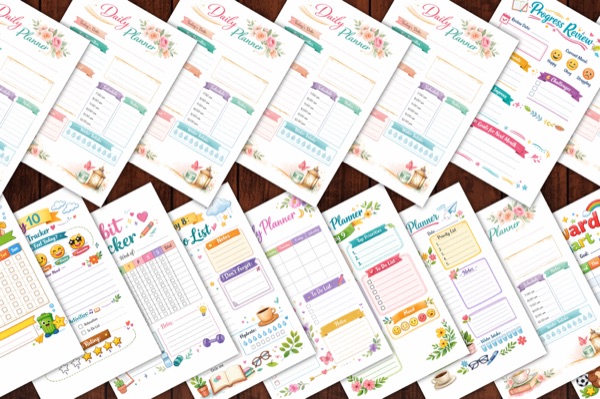 Kids Planner Habit Tracker Preview 3