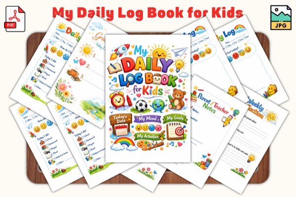 My Daily Log Book Preview 1