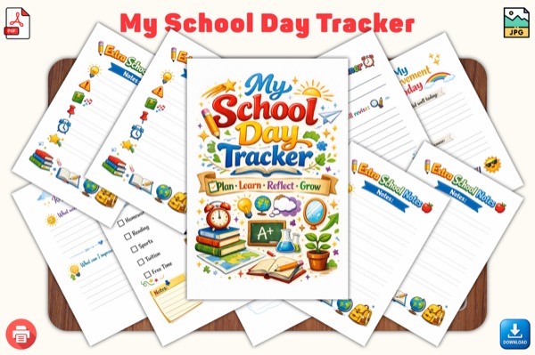 My School Day Tracker Preview 1