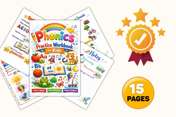 Phonics Practice Workbook Preview 2