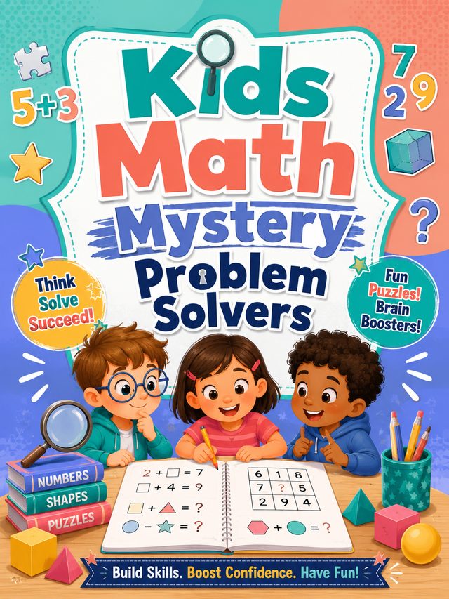 Kids Math Mystery Problem Solvers