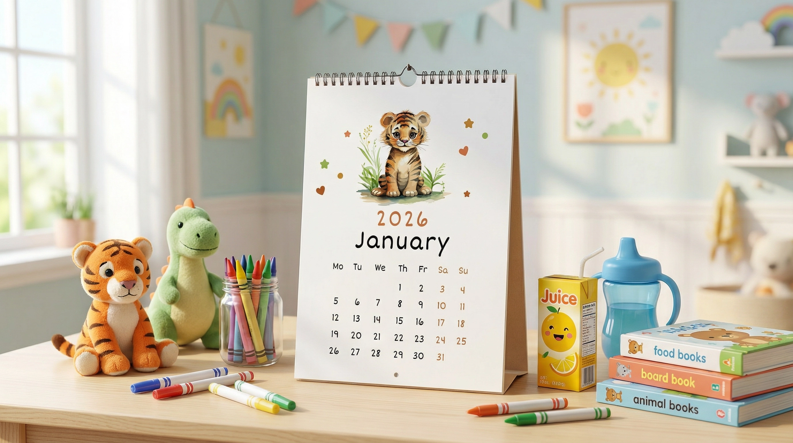 Baby Tiger Calendar