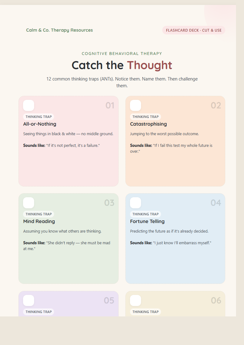 Catch the Thought preview