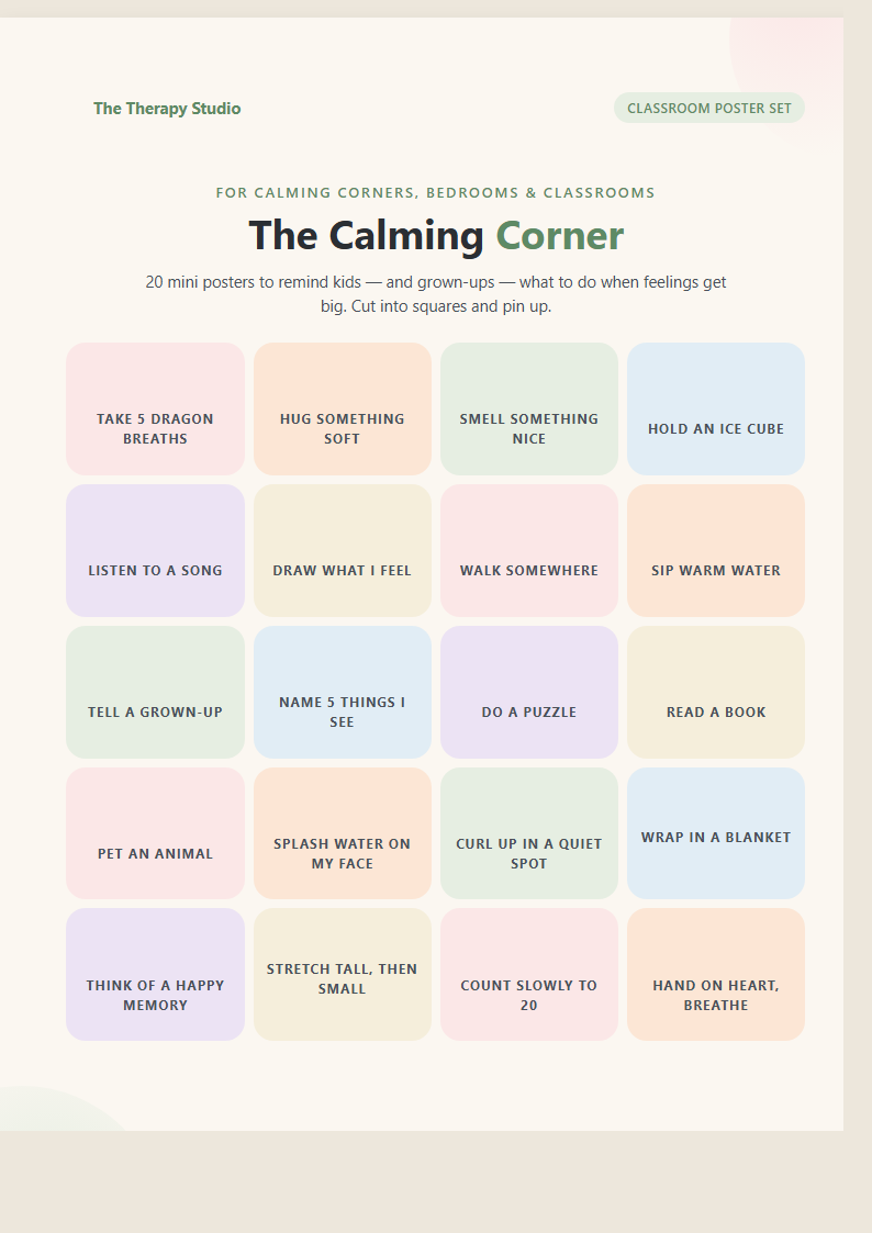 The Calming Corner preview