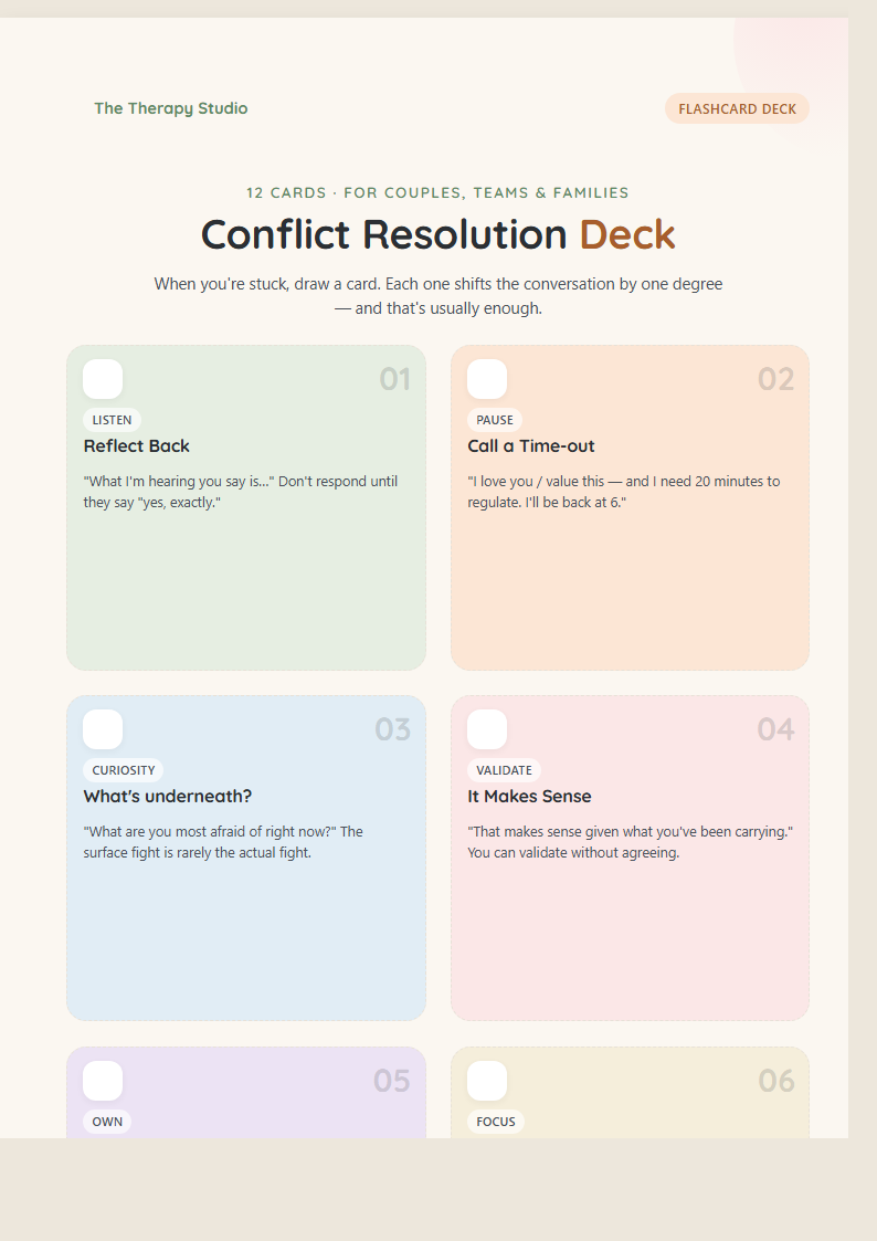 Conflict Deck preview