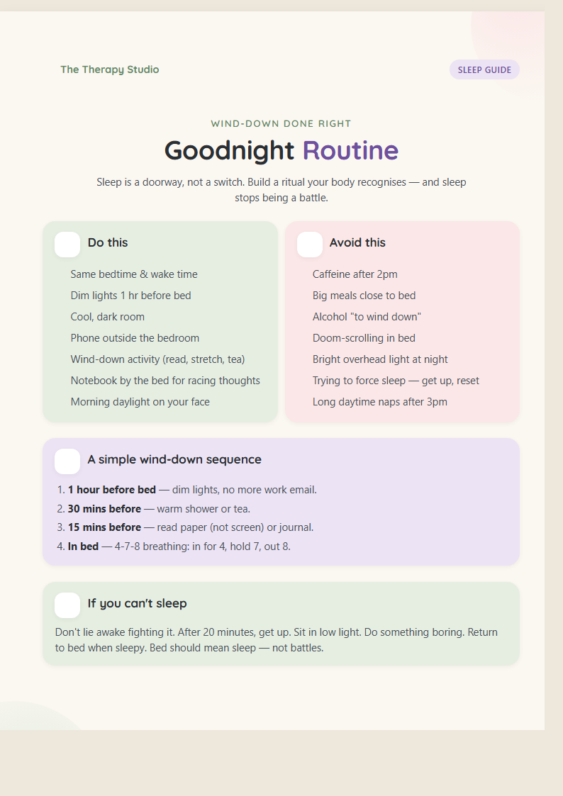 Goodnight Routine preview