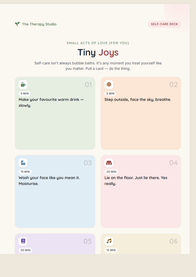 Tiny Joys preview