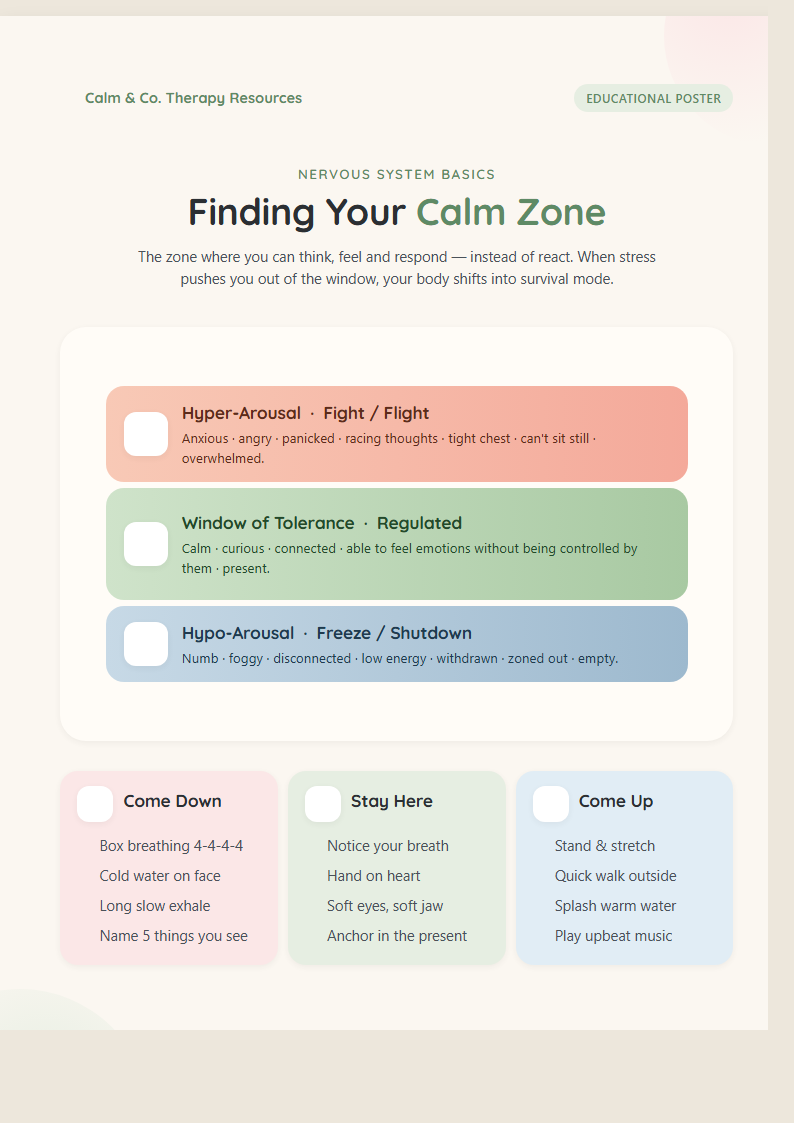 Finding Your Calm Zone preview
