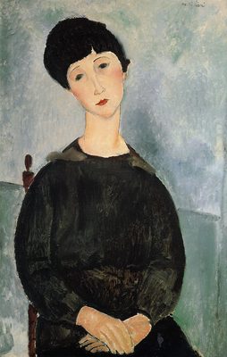 Portrait of a Seated Woman by Amedeo Modigliani