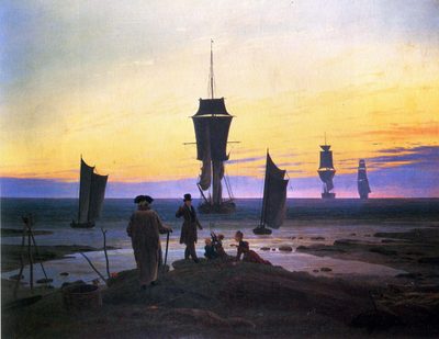 The Monk by the Sea by Caspar David Friedrich