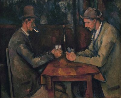 The Card Players by Paul Cezanne