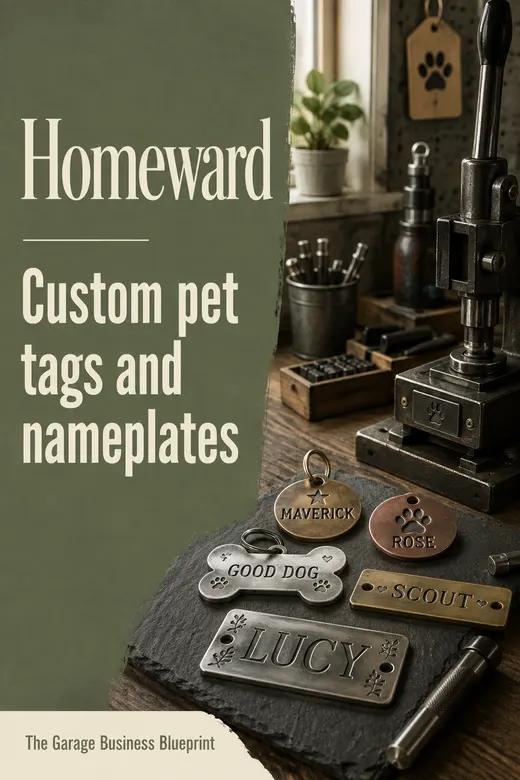 Custom pet tags book cover