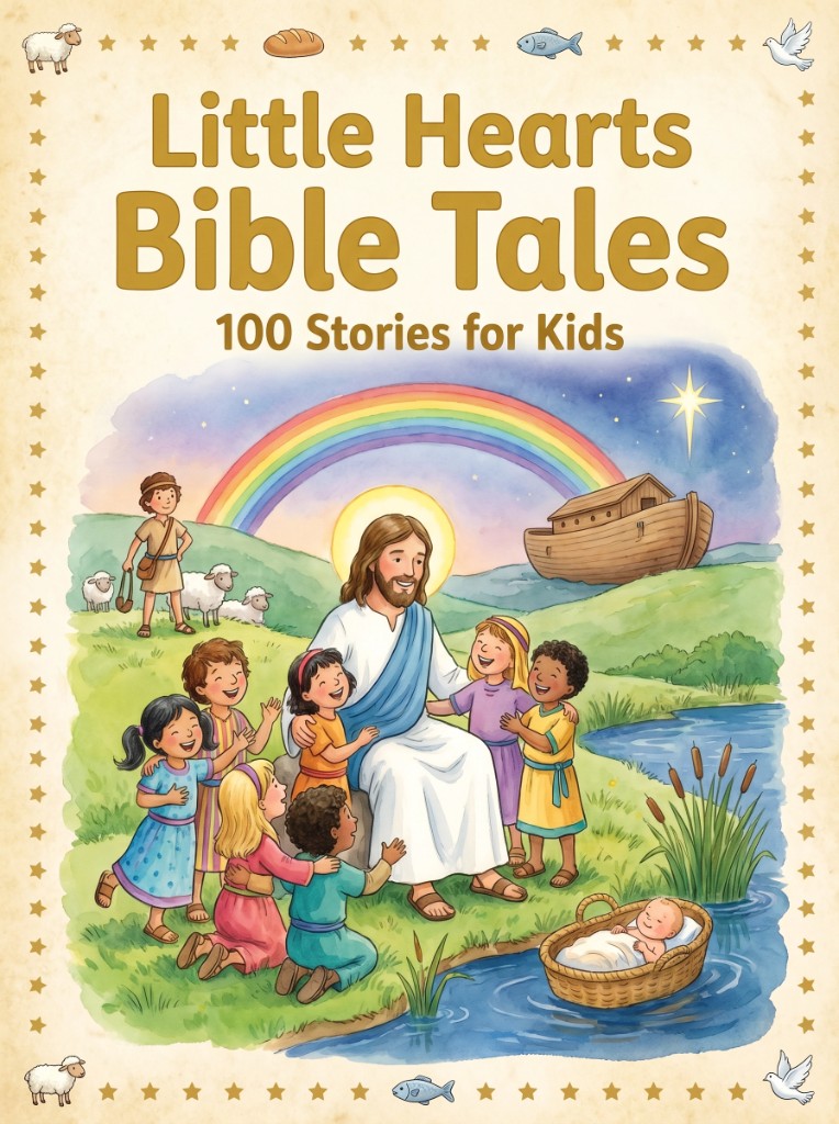 Little Hearts Bible Tales — 100 Illustrated Bible Stories for Kids