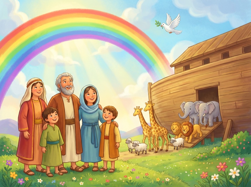God's Promise with the Rainbow