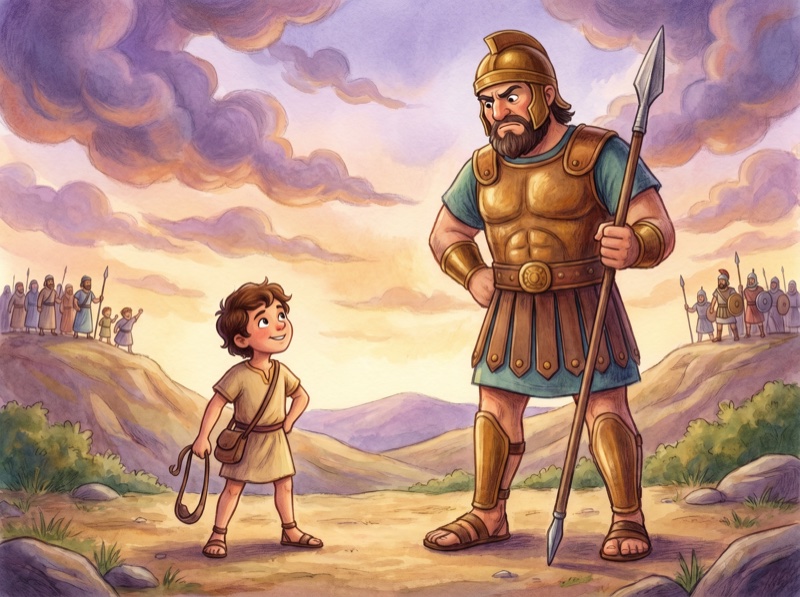 David and Goliath