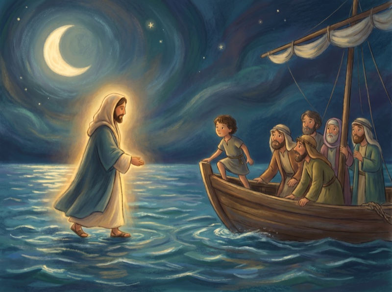 Jesus Walks on Water