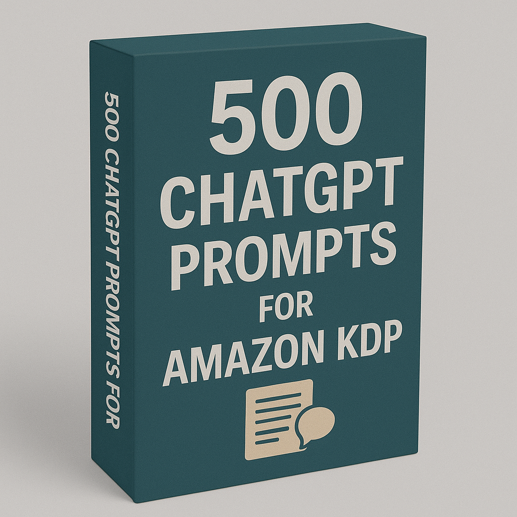500 ChatGPT Prompts for Amazon KDP