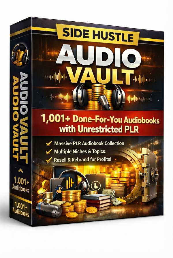 Side Hustle Audio Vault — 1,001+ Premium Audiobooks
