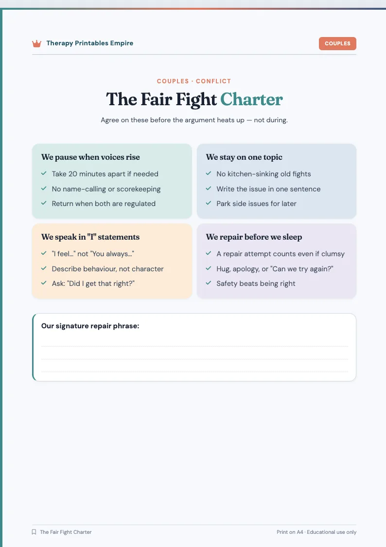 Fair Fight Charter preview
